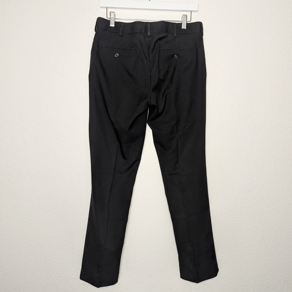 Van Heusen Black Dress Pants Men's 30x30 Slim (lot 2)‎ - Picture 6 of 14